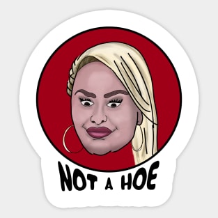 Not a hoe - Darcey Silva Sticker